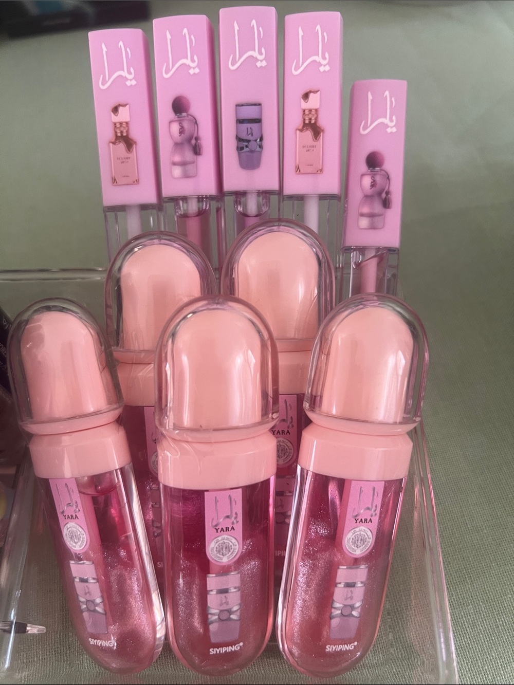 Yara Pink Lip Gloss & Balm Set — Sheer Pink Hydration